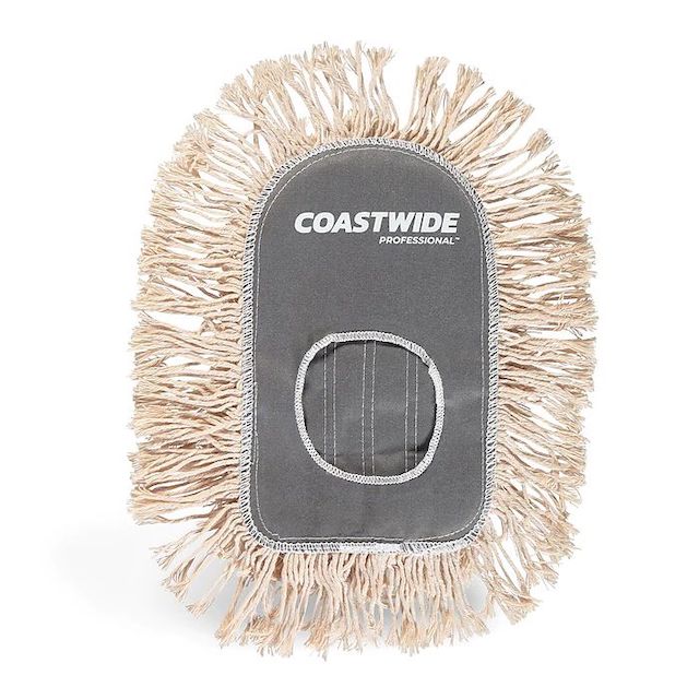 Details about   COASTWIDE Cut-End Wedge Dust Mop Head White CW56762 Cotton 