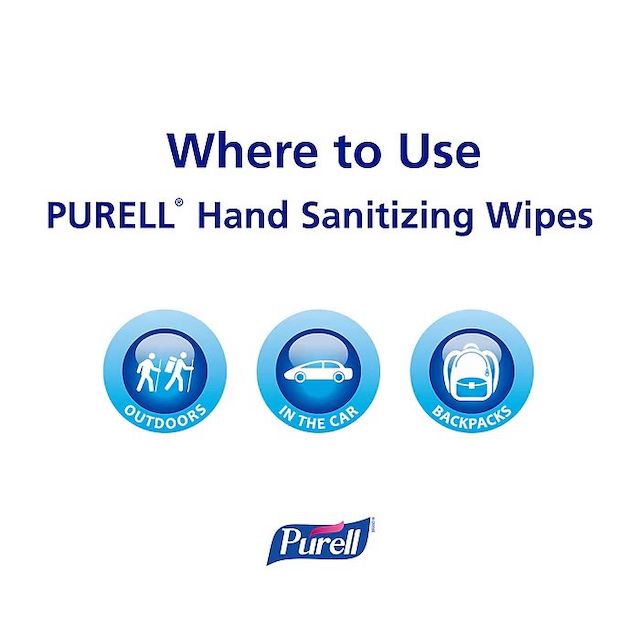 Purell® Cottony Soft Hand Sanitizing Wipes 120 Wipesbox 9027 12 Your Best Buys At